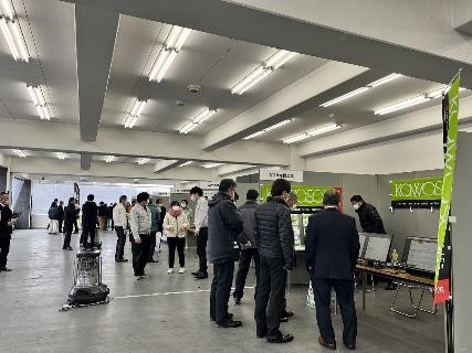 京都スマート茶業展示会の様子