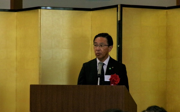 京都岩手県人会創立40周年記念式典に出席する知事