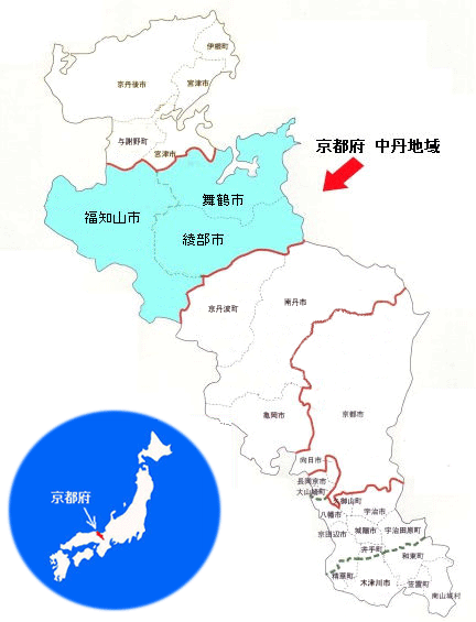 京都府地図