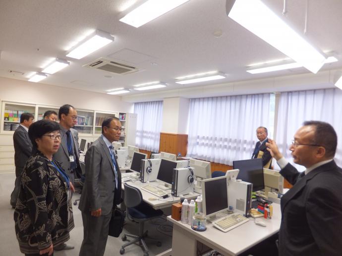 徳島県立みなと高等学園施設を視察