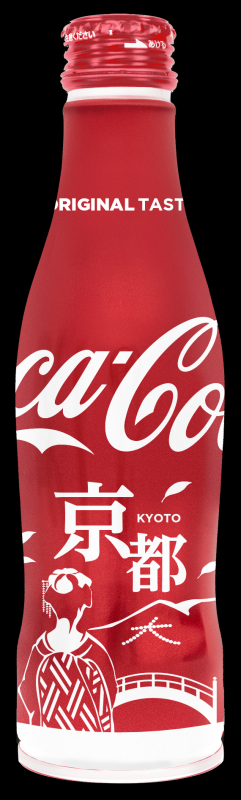 「コカ・コーラ」スリムボトル京都デザイン