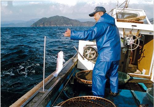 釣り上げられたぐじ