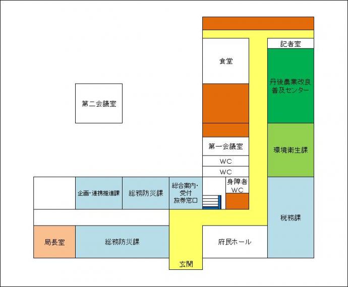 峰山庁舎1階