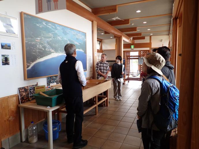 琴引浜鳴き砂文化館にて