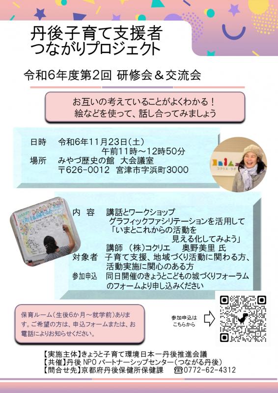 令和6年度第2回地域別パートナーシップ・ミーティング（丹後地域）のチラシ