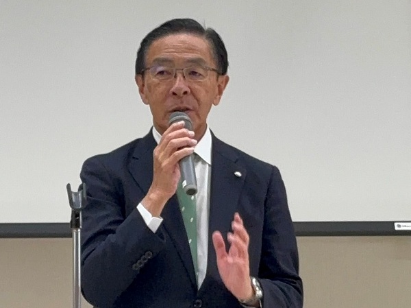 「京の都恋プロジェクトin京都府立植物園」に出席する知事