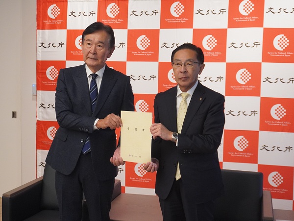 令和8年度政府予算等に関する重点要望(文化庁京都庁舎)に出席する知事