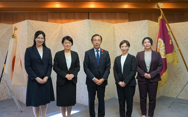 第6回京都ウィメンズベース人材育成交流事業に出席する知事