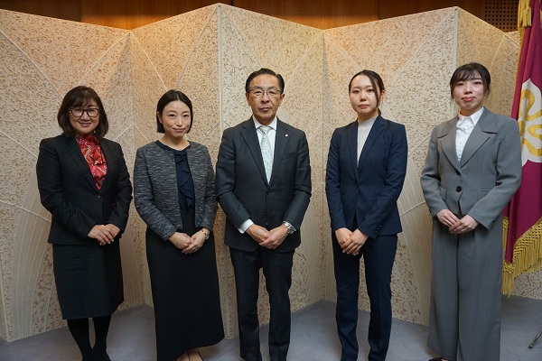 第14回京都ウィメンズベース人材育成交流事業に出席する知事