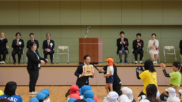第57回京都府私立幼稚園園児大会（両丹地区園児大会）に出席する知事