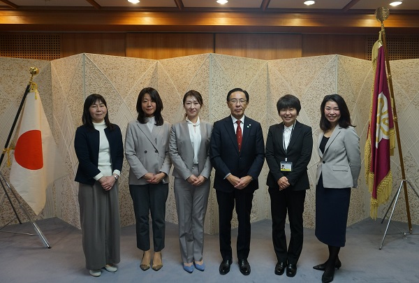第9回京都ウィメンズベース人材育成交流事業に出席する知事