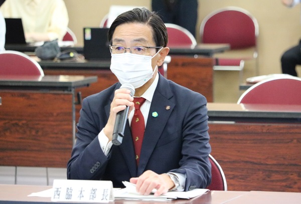 新型コロナウイルス感染症対策本部会議(第69回)の開催に出席する知事