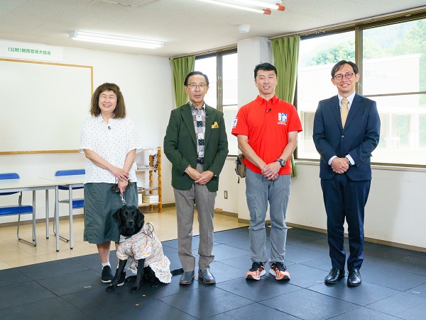 西脇知事と行き活きトークに出席する知事