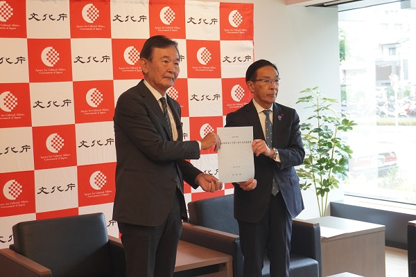 令和8年度国の施策及び予算に対する政策提案(文化庁京都庁舎)に出席する知事