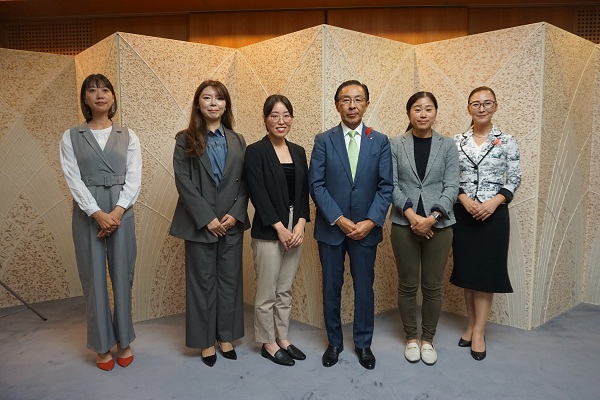 第13回京都ウィメンズベース人材育成交流事業に出席する知事