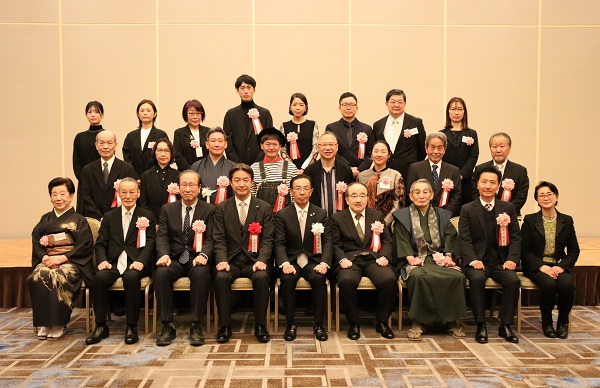 第43回京都府文化賞 授賞式に出席する知事