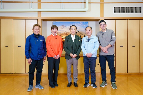 西脇知事と行き活きトークに出席する知事