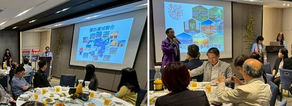 KANSAI観光プロモーション昼食交流会に出席する知事