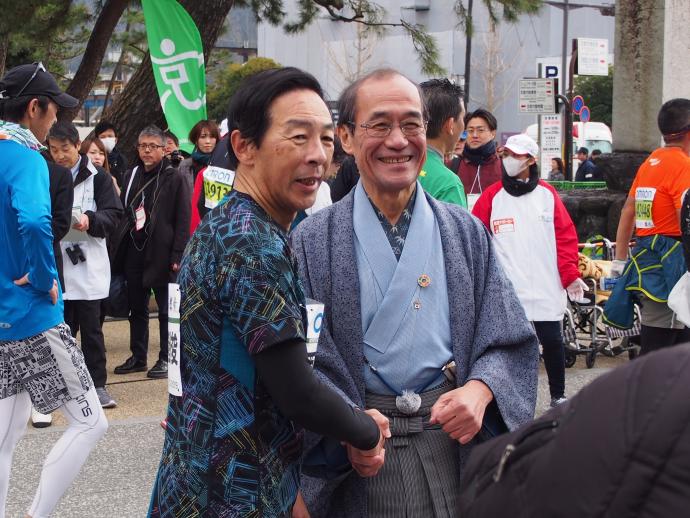 京都マラソンでの様子