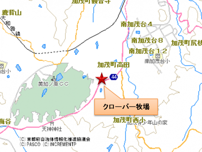 クローバー牧場地図