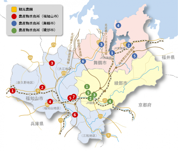 直売所観光マップ