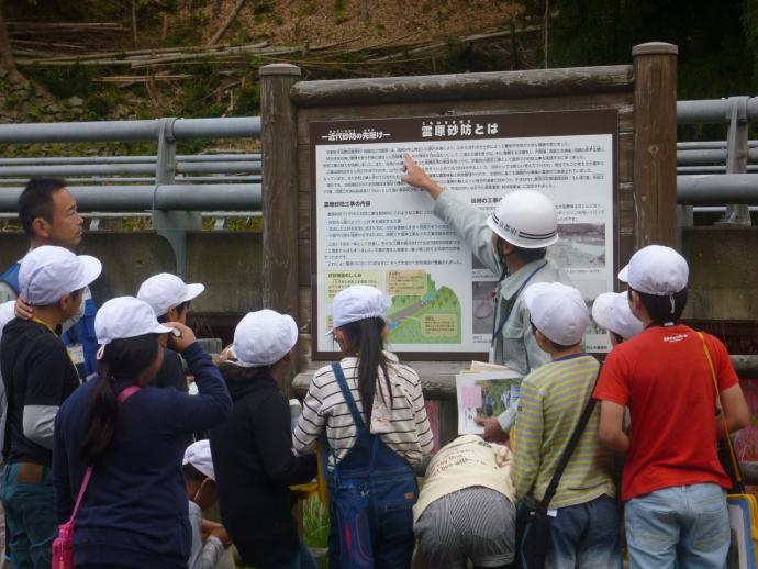 土木事務所職員による説明