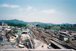 旧駅舎付近の状況（事業実施前）の写真