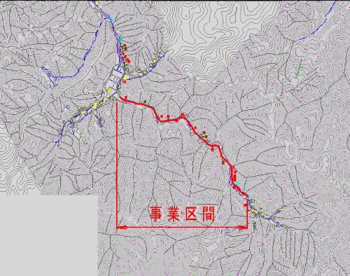 金河内地頭線　事業区間