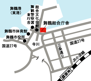 29舞鶴総合庁舎地図