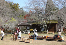 広場のミニ鉄道