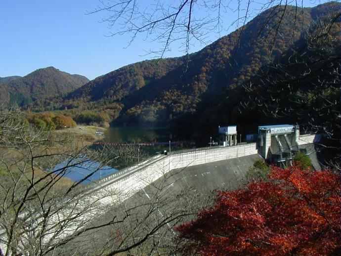 写真:大野ダム秋