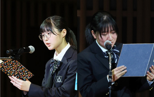 古典の日朗読コンテスト優秀者朗読披露