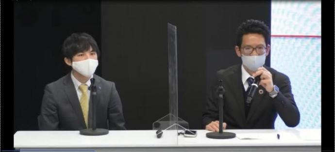 写真:講演