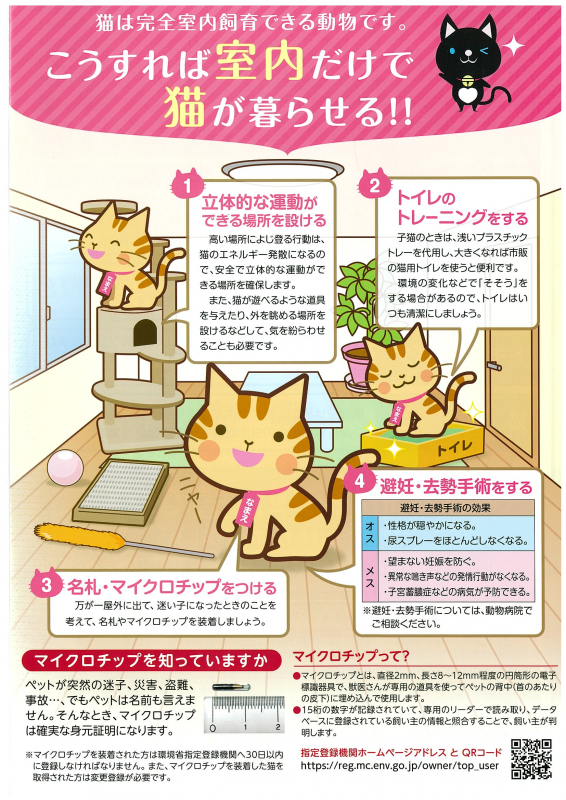 こうすれば室内だけで猫が暮らせる！！