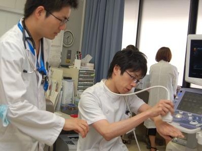 関節エコー検査