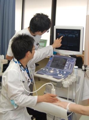 関節エコー検査
