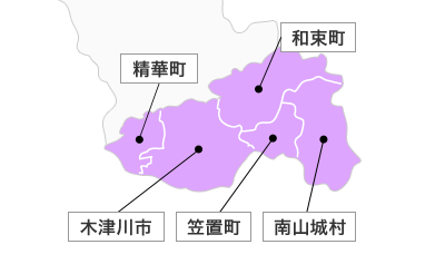 山城南の地図