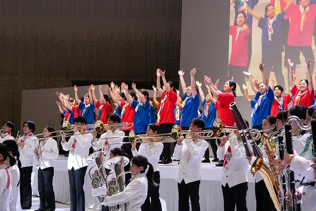 京都両洋高等学校吹奏楽部による演奏