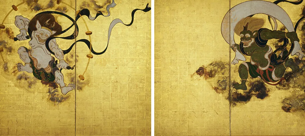 風神雷神図屏風