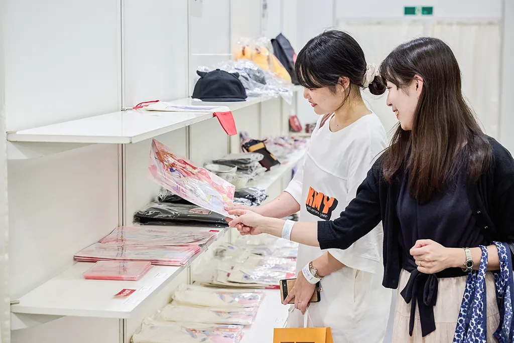 京まふショップの様子（京まふ2024）