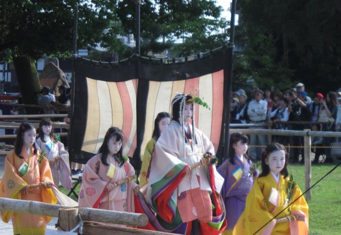 写真:葵祭行列(斎王代)