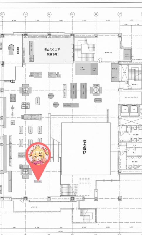 西陣織会館マップ