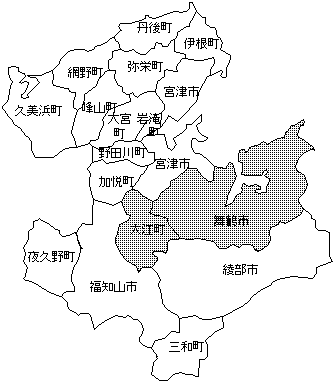 別図 市町村の組合せ試案 - 北部地域（4市13町）