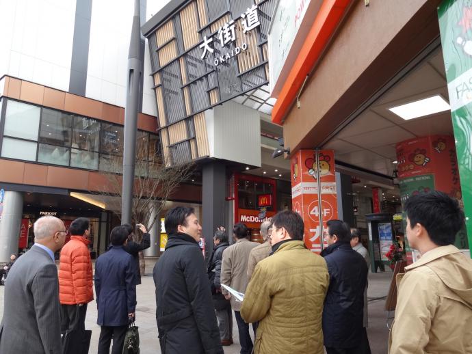 商店街視察