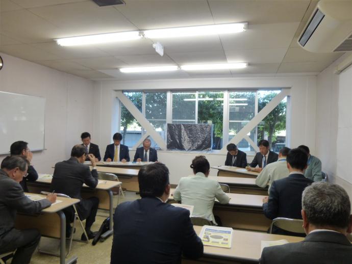 佐賀県農業試験研究センター概要説明を聴取
