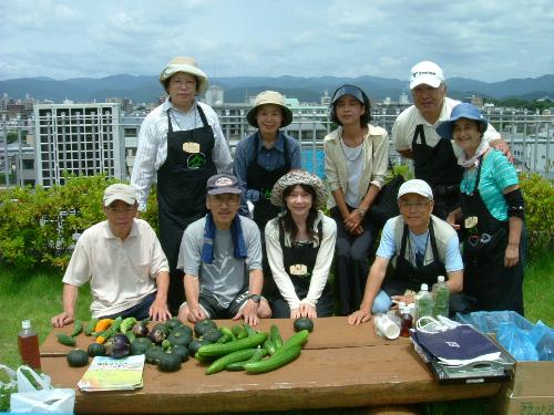 夏の収穫祭、京緑隊
