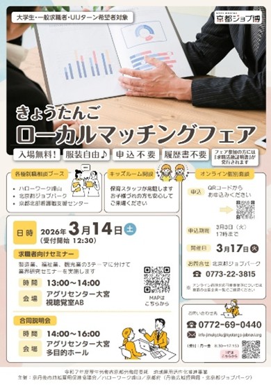 きょうたんごローカルマッチングフェアチラシ