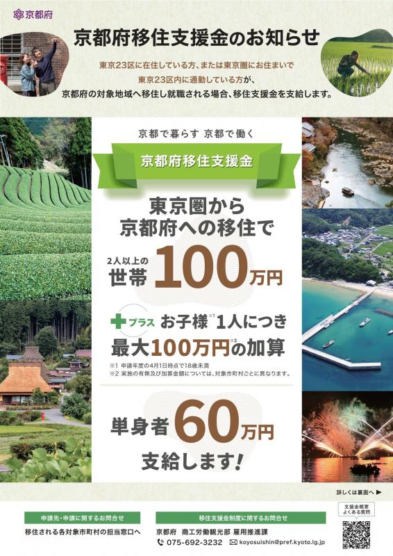 移住支援金のお知らせ1