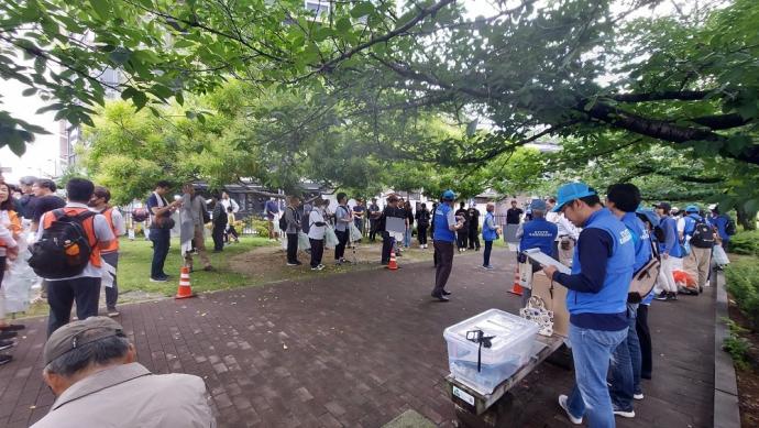 第2回鴨川定例クリーンハイク集合写真