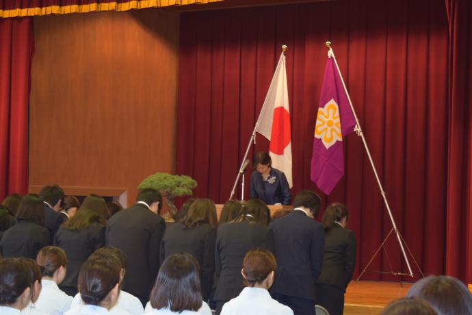 入学式の様子